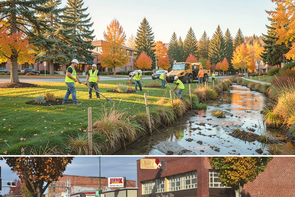 Sign Post Installation in Puyallup, Pierce County, WA - Post setting is performed year-round, though driven and concrete-set foundations cure and seat best outside the wettest months.