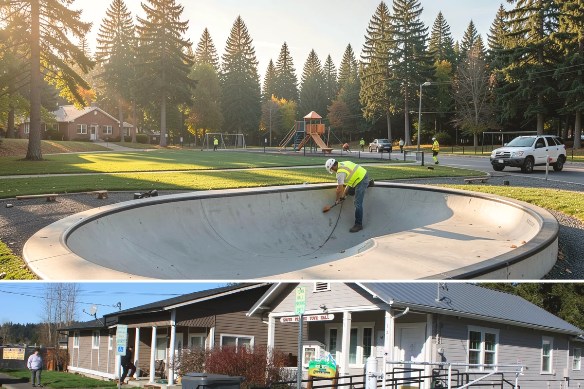 Sign Post Installation in South Prairie, Pierce County, WA - Post setting is performed year-round, though driven and concrete-set foundations cure and seat best outside the wettest months.