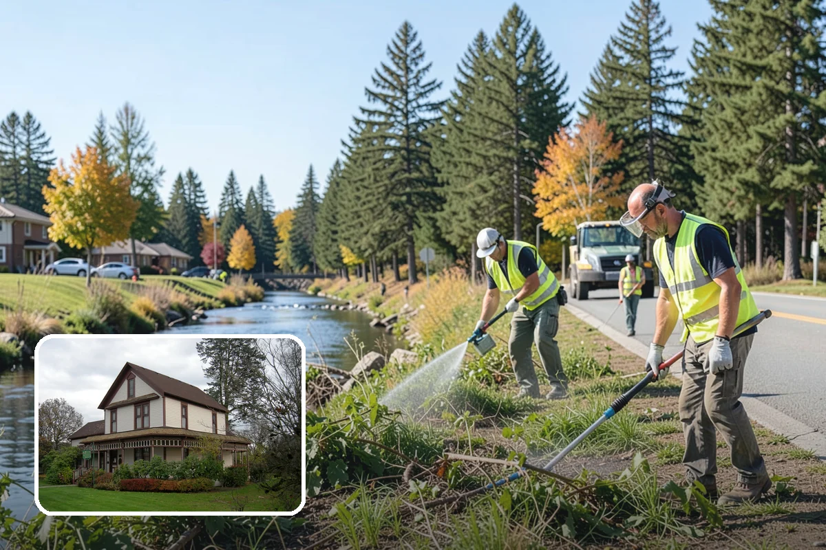 Sign Post Installation in Sumner, Pierce County, WA - Provides a stable, plumb foundation matched to soil and load