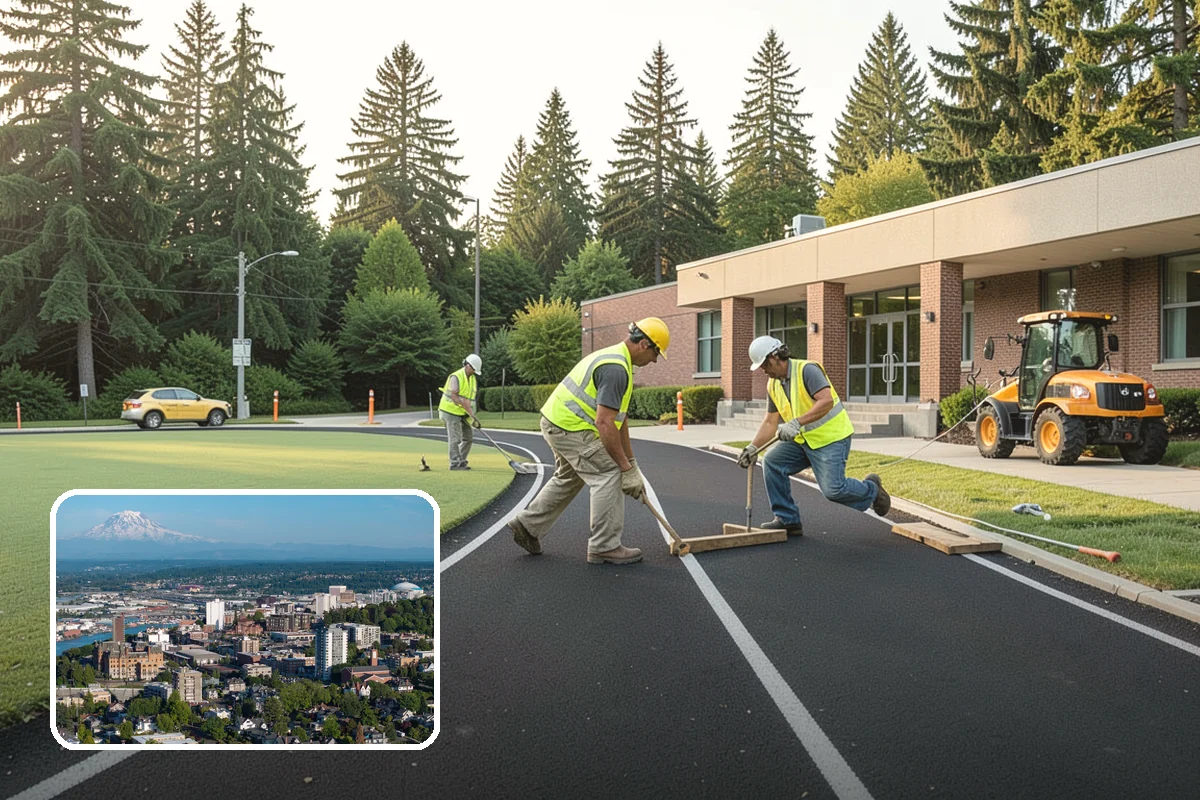 Sign Post Installation in Tacoma, Pierce County, WA - Provides a stable, plumb foundation matched to soil and load