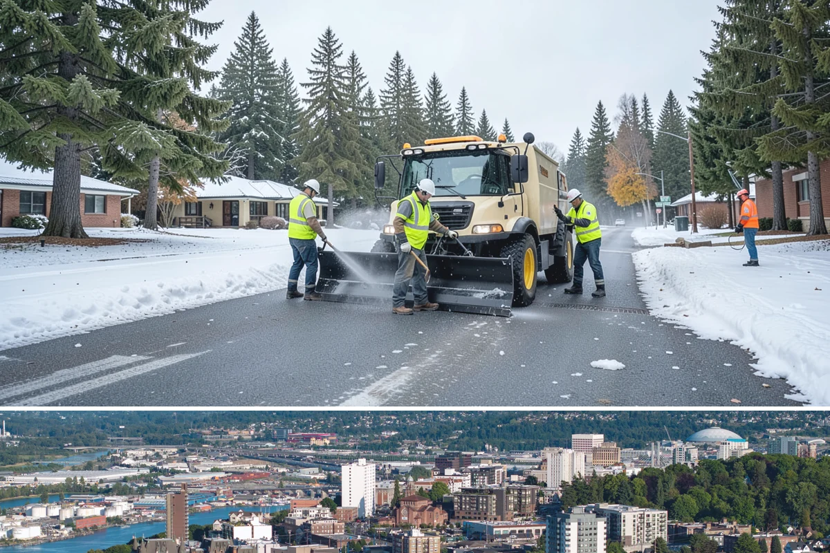 Sign Post Installation in Tacoma, Pierce County, WA - Post setting is performed year-round, though driven and concrete-set foundations cure and seat best outside the wettest months.