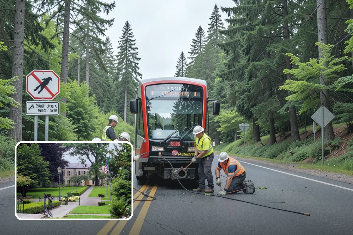 Sign Post Installation in Woodinville, King County, WA - Provides a stable, plumb foundation matched to soil and load