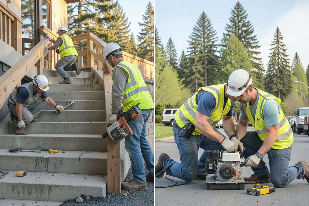 Sign Post Installation in Woodinville, King County, WA - Confirm post type, depth, and foundation method for the site