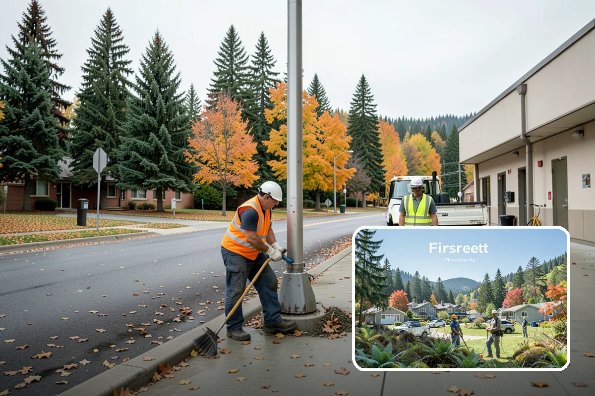 Sign Reflectivity Upgrade in Fircrest, Pierce County, WA - Restores signs to MUTCD minimum retroreflectivity compliance