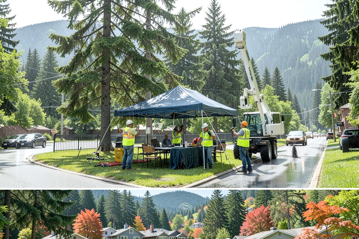 Sign Reflectivity Upgrade in Fircrest, Pierce County, WA - Reflectivity assessments are often scheduled for the darker fall and winter months when nighttime evaluation windows are longest.