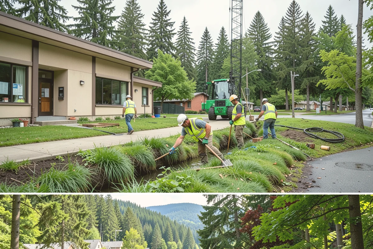 Sign Reflectivity Upgrade in Lake Forest Park, King County, WA - Reflectivity assessments are often scheduled for the darker fall and winter months when nighttime evaluation windows are longest.