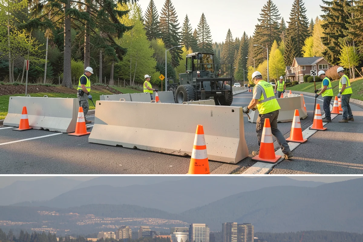 Sign Reflectivity Upgrade in Medina, King County, WA - Reflectivity assessments are often scheduled for the darker fall and winter months when nighttime evaluation windows are longest.