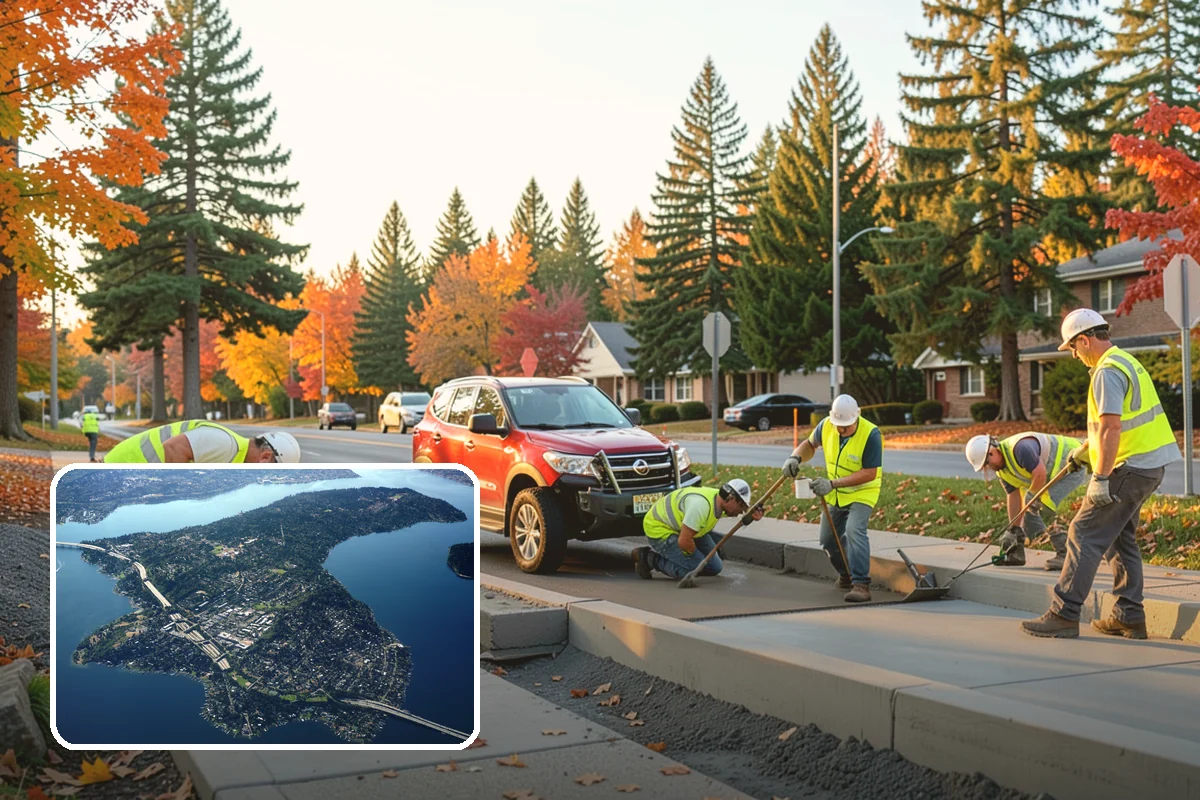 Sign Reflectivity Upgrade in Mercer Island, King County, WA - Restores signs to MUTCD minimum retroreflectivity compliance