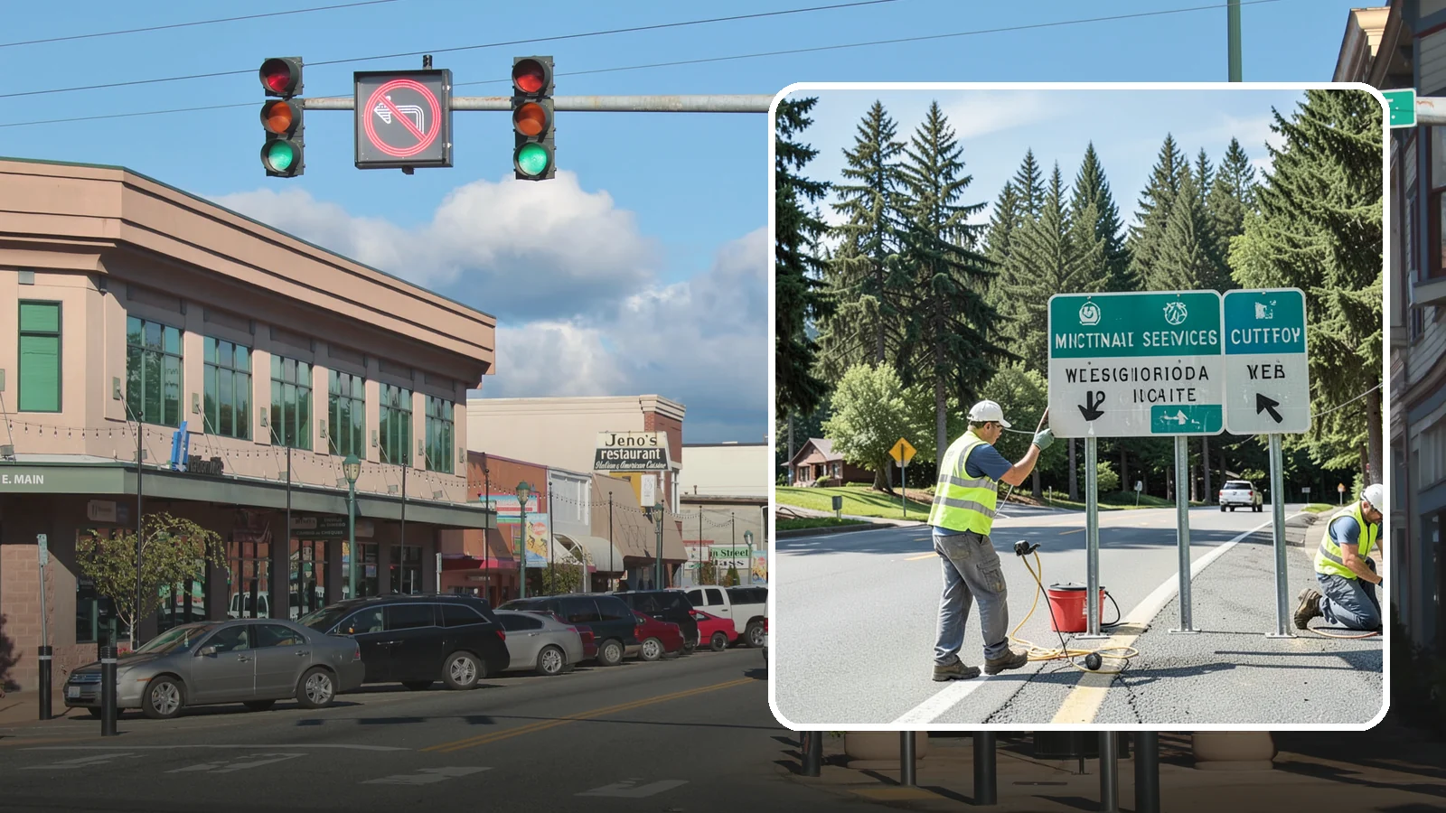 Sign Reflectivity Upgrade in Monroe, Snohomish County, WA - Assessment and replacement of faded signs to restore MUTCD minimum retroreflectivity across the sign inventory.