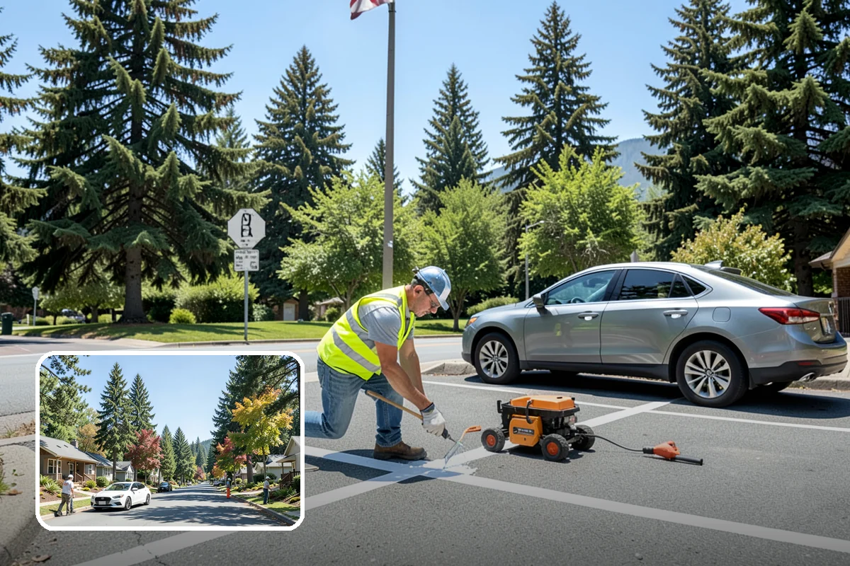 Sign Reflectivity Upgrade in Orting, Pierce County, WA - Restores signs to MUTCD minimum retroreflectivity compliance