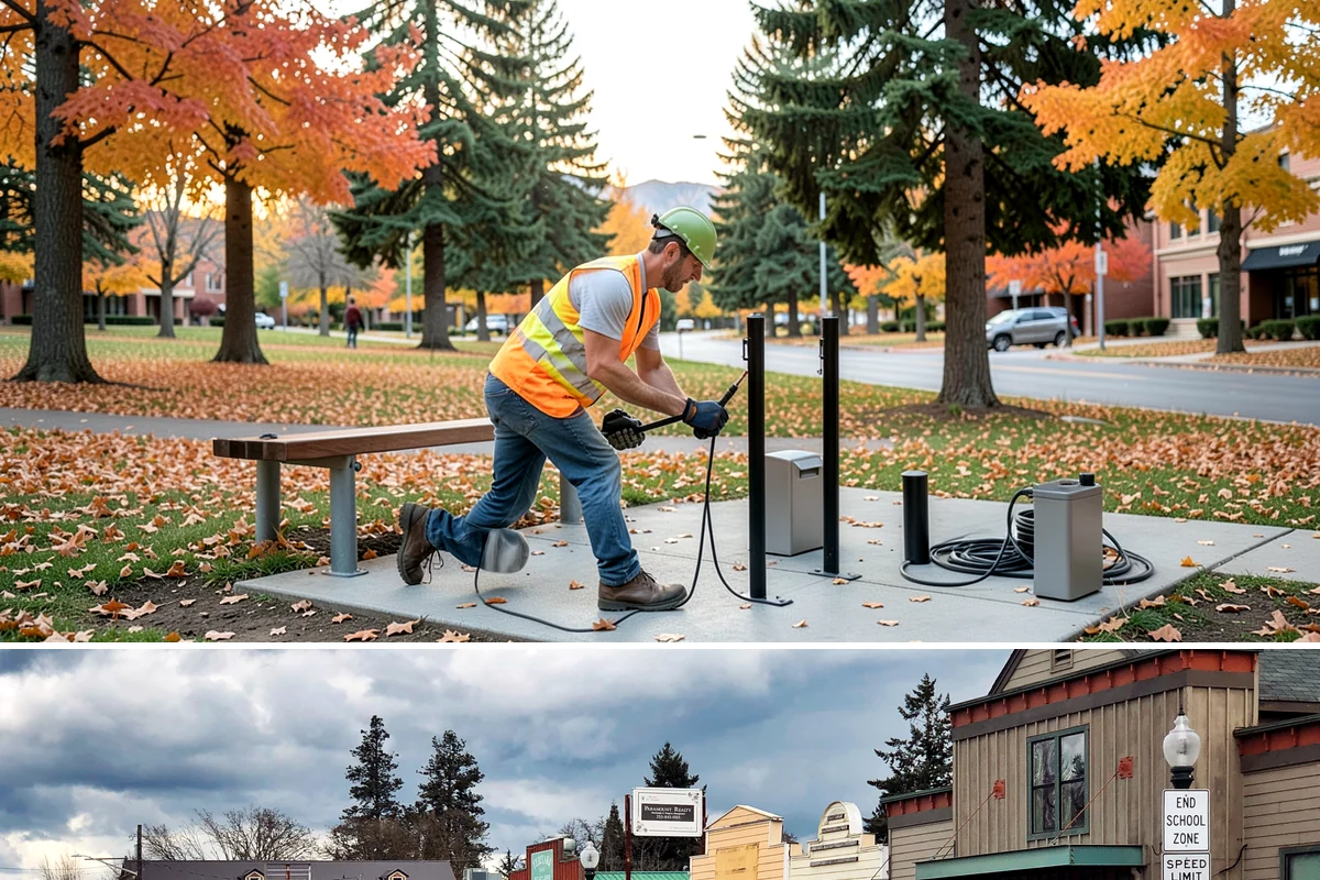 Sign Reflectivity Upgrade in Roy, Pierce County, WA - Reflectivity assessments are often scheduled for the darker fall and winter months when nighttime evaluation windows are longest.