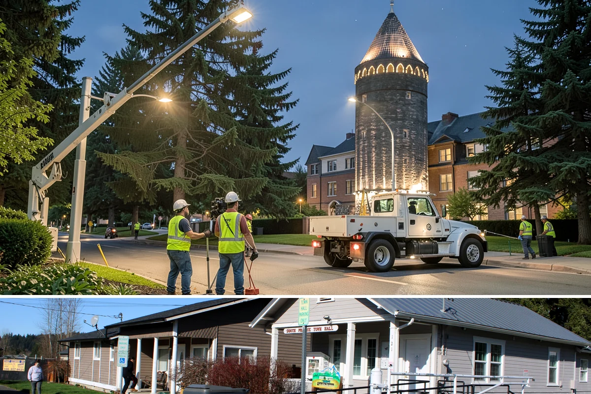 Sign Reflectivity Upgrade in South Prairie, Pierce County, WA - Reflectivity assessments are often scheduled for the darker fall and winter months when nighttime evaluation windows are longest.