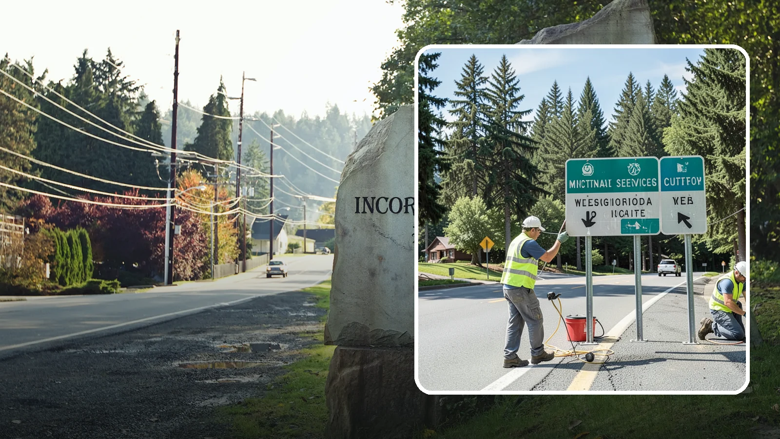 Sign Reflectivity Upgrade in Wilkeson, Pierce County, WA - Assessment and replacement of faded signs to restore MUTCD minimum retroreflectivity across the sign inventory.
