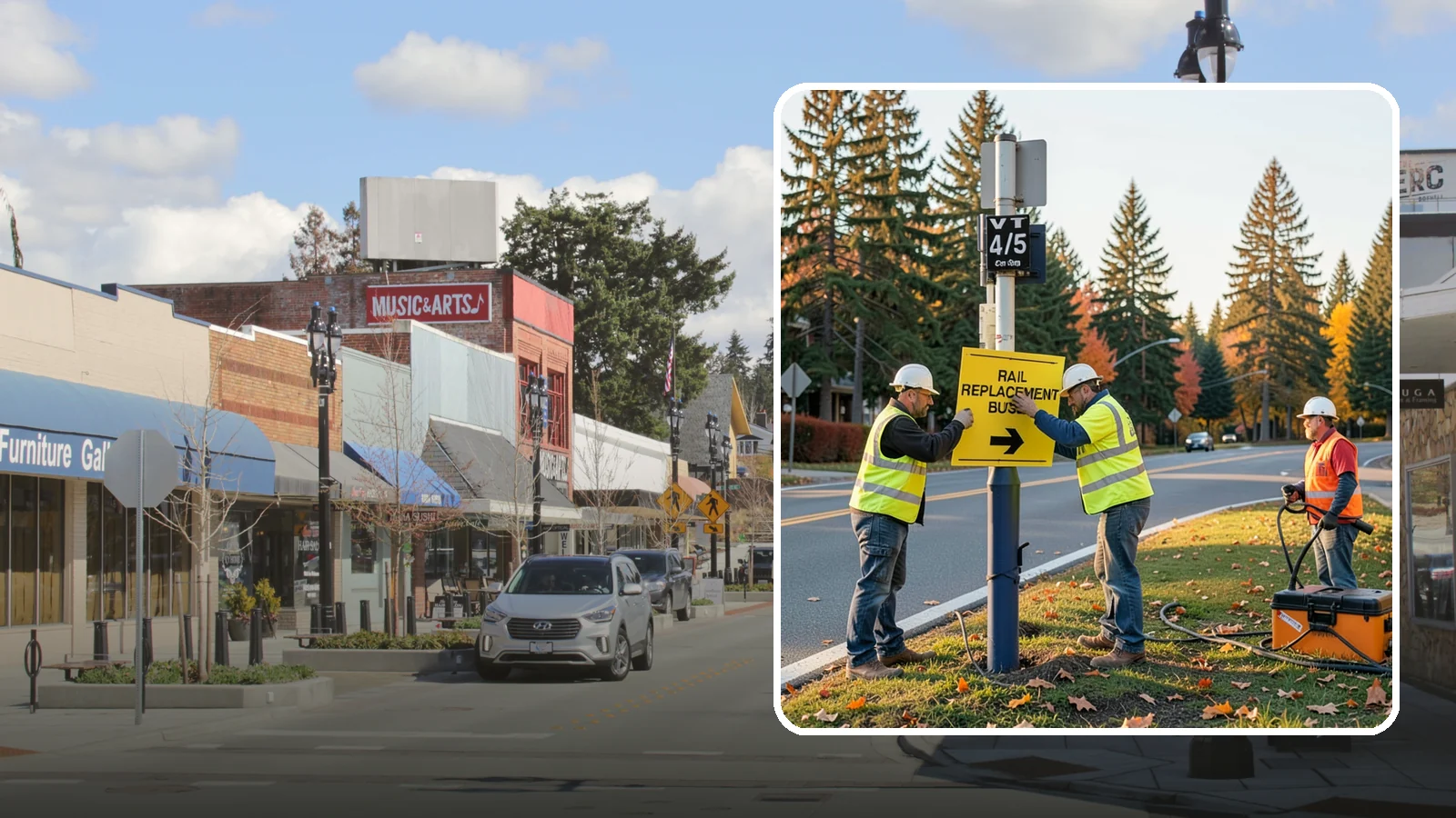 Sign Replacement in Bothell, King County, WA - We replace faded, damaged, or non-compliant signs while reusing sound posts and hardware where practical.