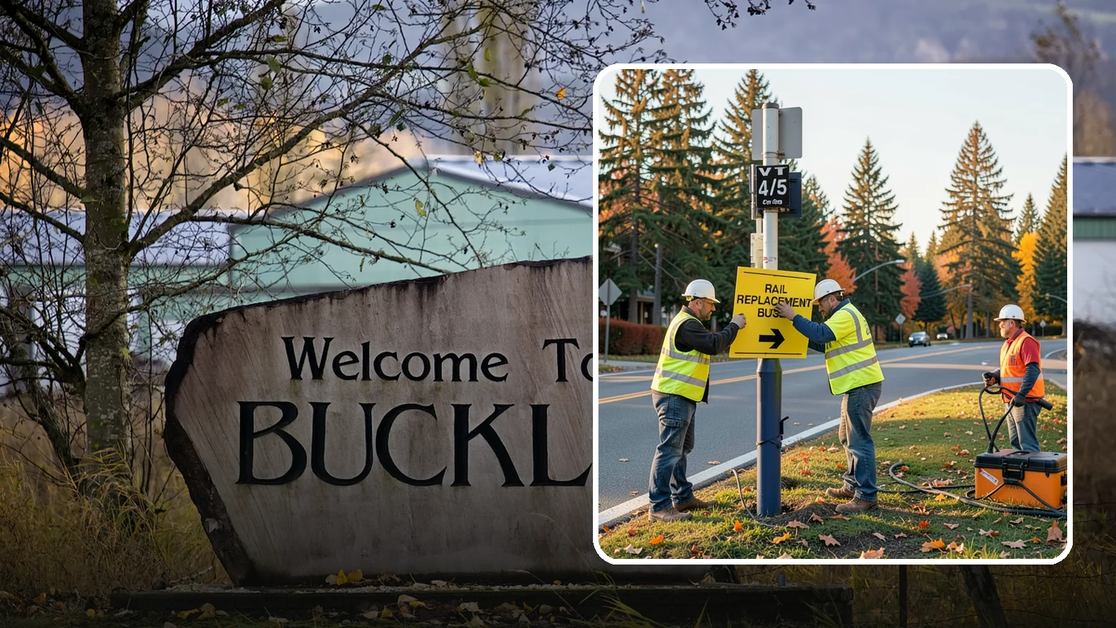 Sign Replacement in Buckley, Pierce County, WA - We replace faded, damaged, or non-compliant signs while reusing sound posts and hardware where practical.