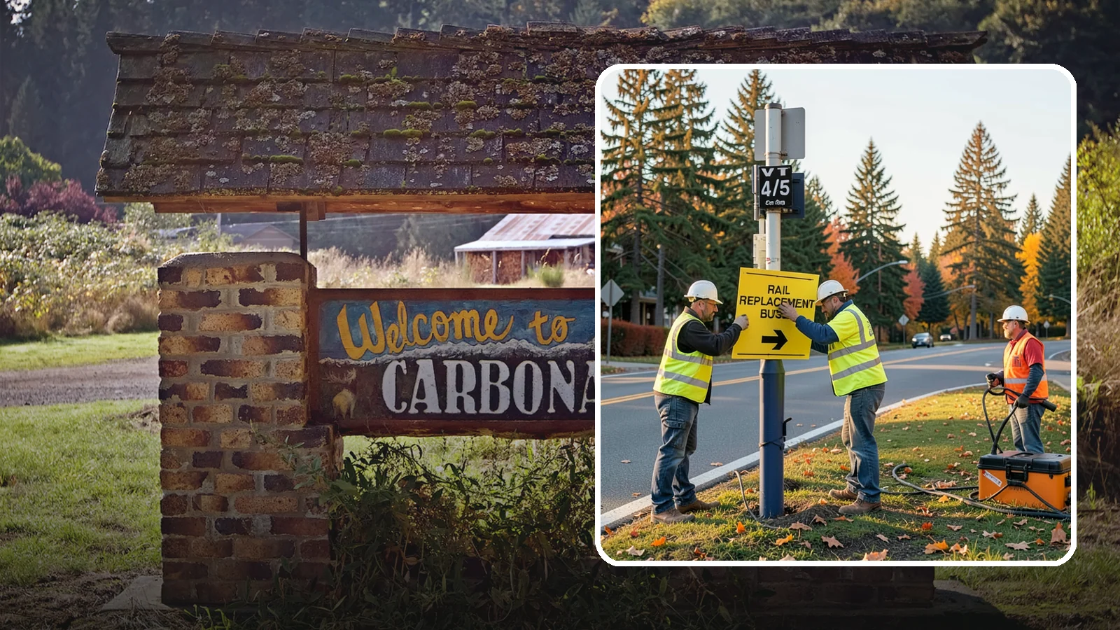Sign Replacement in Carbonado, Pierce County, WA - We replace faded, damaged, or non-compliant signs while reusing sound posts and hardware where practical.