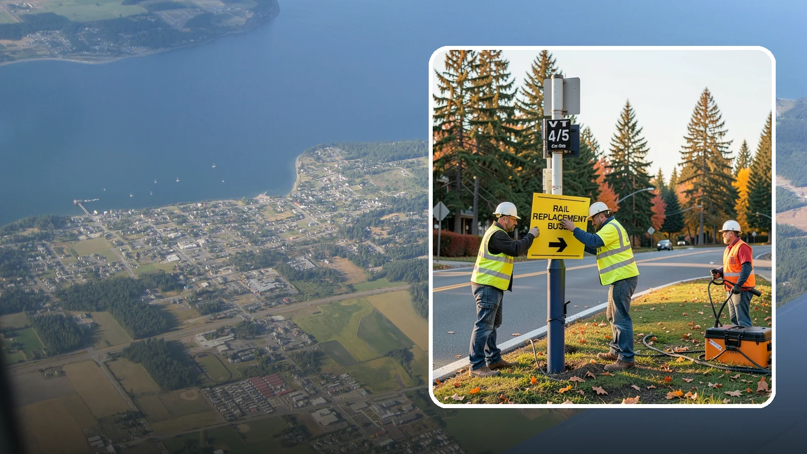 Sign Replacement in Coupeville, Island County, WA - We replace faded, damaged, or non-compliant signs while reusing sound posts and hardware where practical.