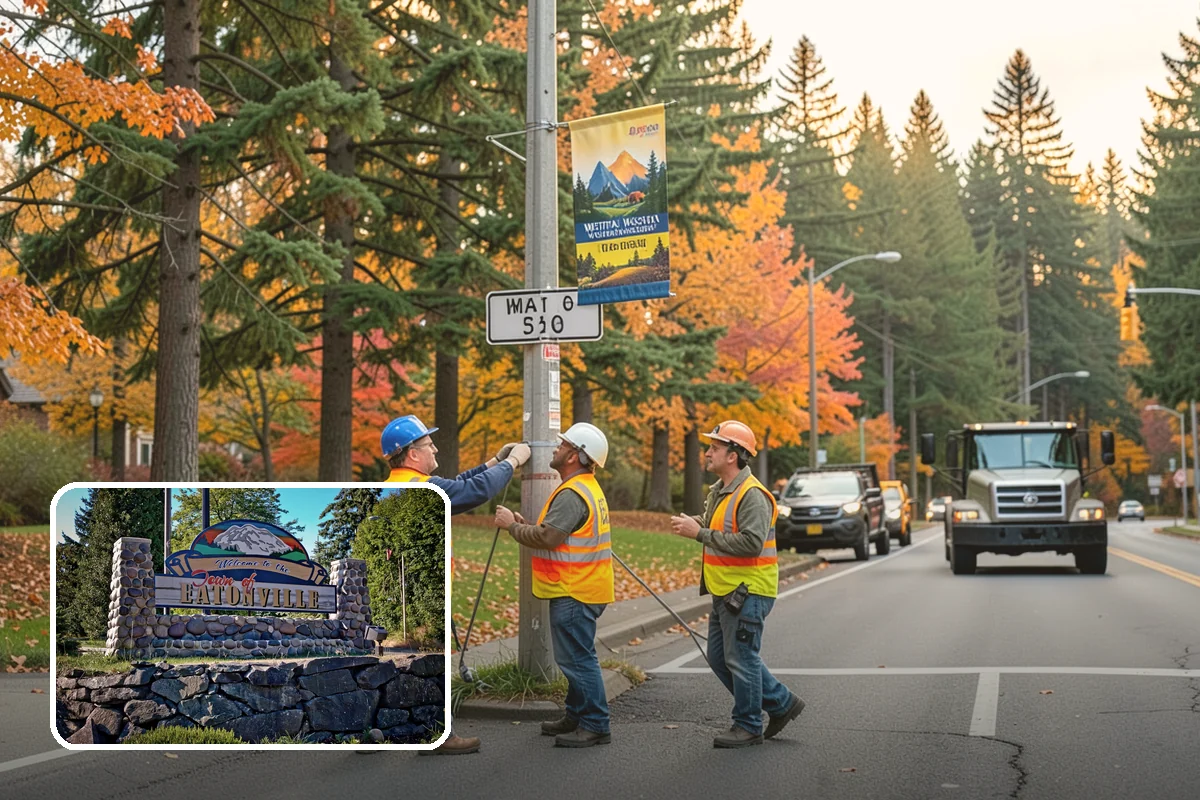 Sign Replacement in Eatonville, Pierce County, WA - Restores nighttime visibility to MUTCD retroreflectivity standards