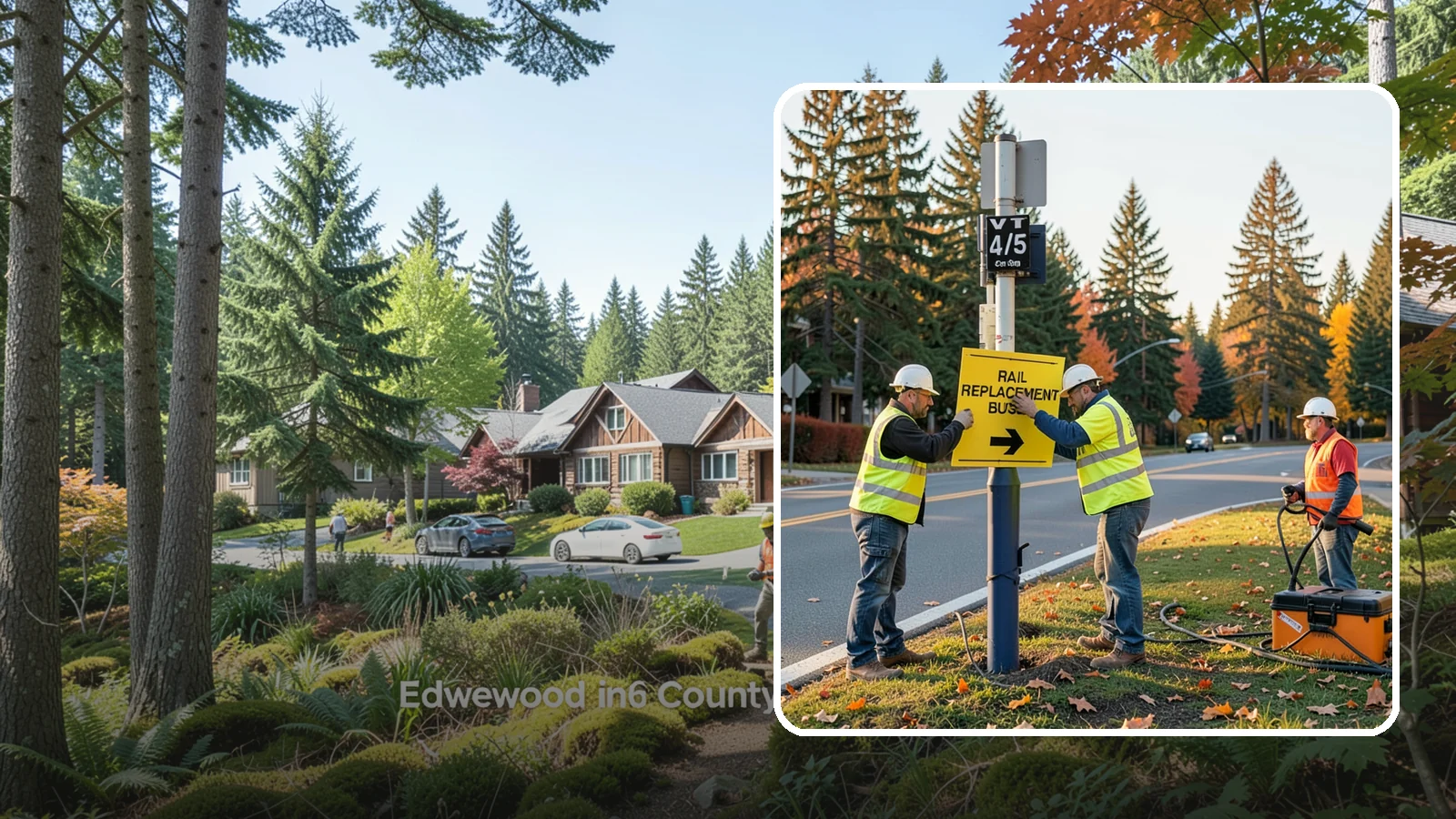 Sign Replacement in Edgewood, Pierce County, WA - We replace faded, damaged, or non-compliant signs while reusing sound posts and hardware where practical.