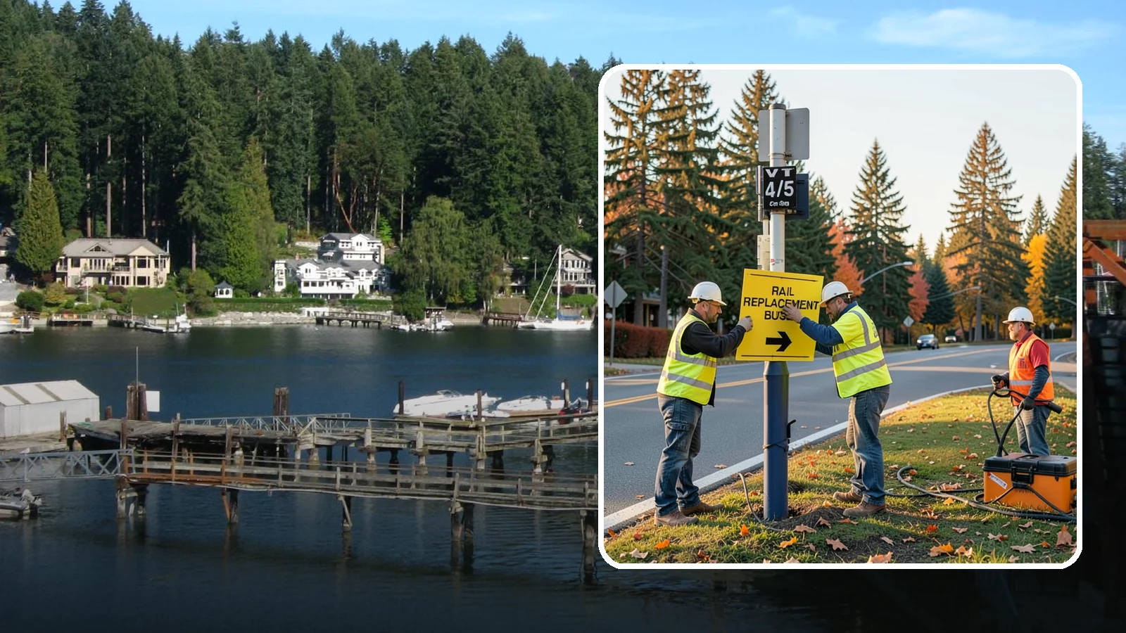 Sign Replacement in Gig Harbor, Pierce County, WA - We replace faded, damaged, or non-compliant signs while reusing sound posts and hardware where practical.