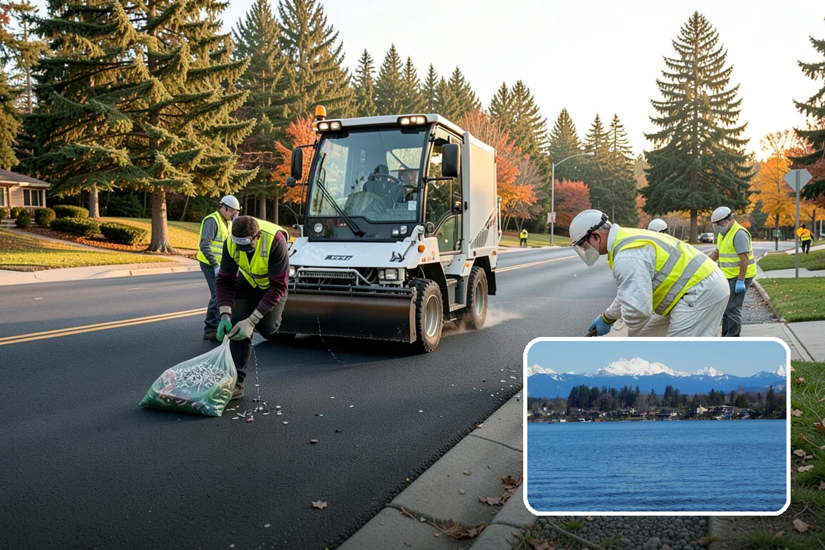 Sign Replacement in Lake Stevens, Snohomish County, WA - Restores nighttime visibility to MUTCD retroreflectivity standards