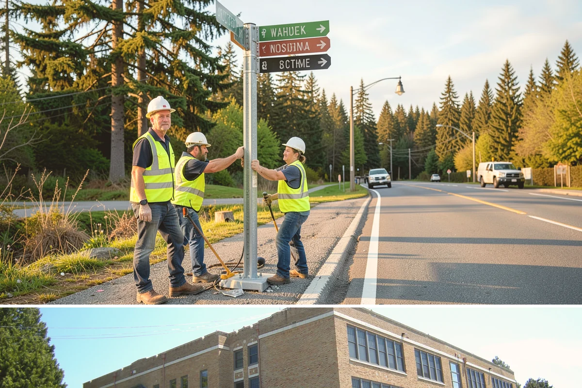 Sign Replacement in Maple Valley, King County, WA - Retroreflectivity fades year-round, so replacement cycles run in every season, with larger batch orders often scheduled after...