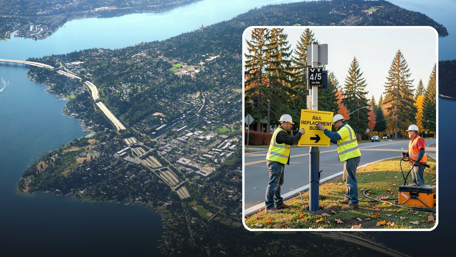 Sign Replacement in Mercer Island, King County, WA - We replace faded, damaged, or non-compliant signs while reusing sound posts and hardware where practical.