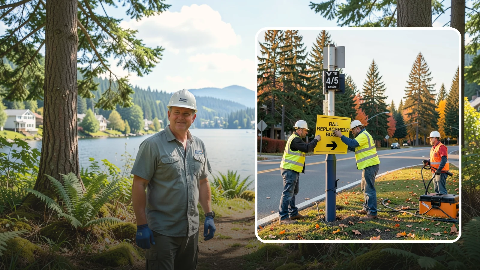 Sign Replacement in Milton, King County, WA - We replace faded, damaged, or non-compliant signs while reusing sound posts and hardware where practical.