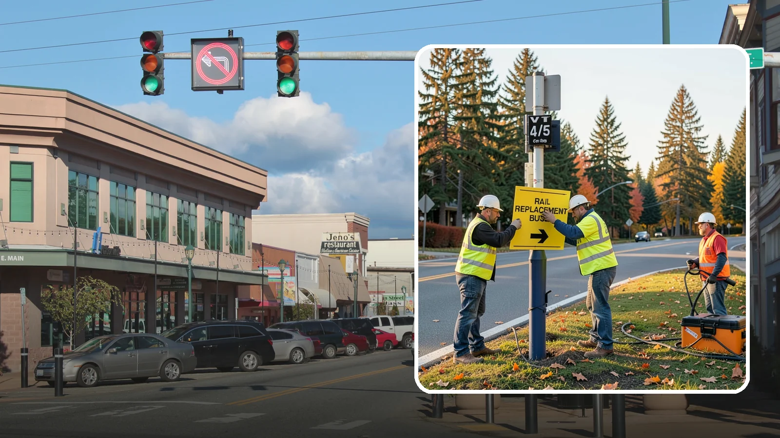 Sign Replacement in Monroe, Snohomish County, WA - We replace faded, damaged, or non-compliant signs while reusing sound posts and hardware where practical.