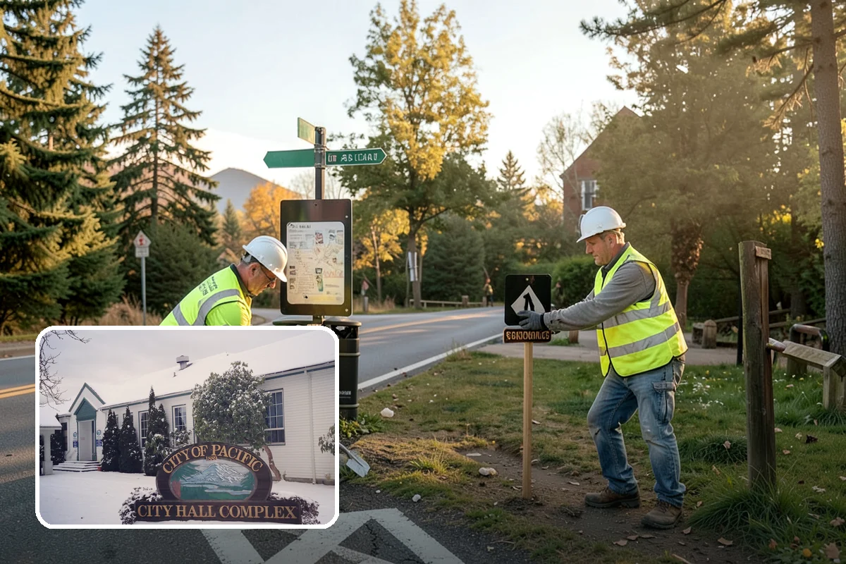 Sign Replacement in Pacific, King County, WA - Restores nighttime visibility to MUTCD retroreflectivity standards