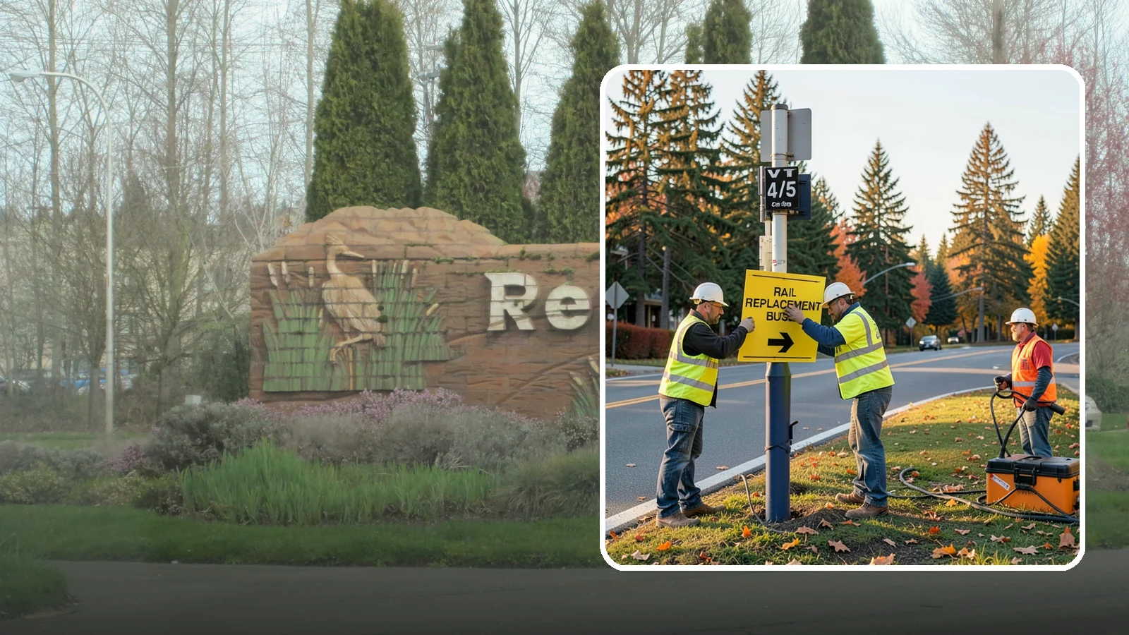 Sign Replacement in Renton, King County, WA - We replace faded, damaged, or non-compliant signs while reusing sound posts and hardware where practical.