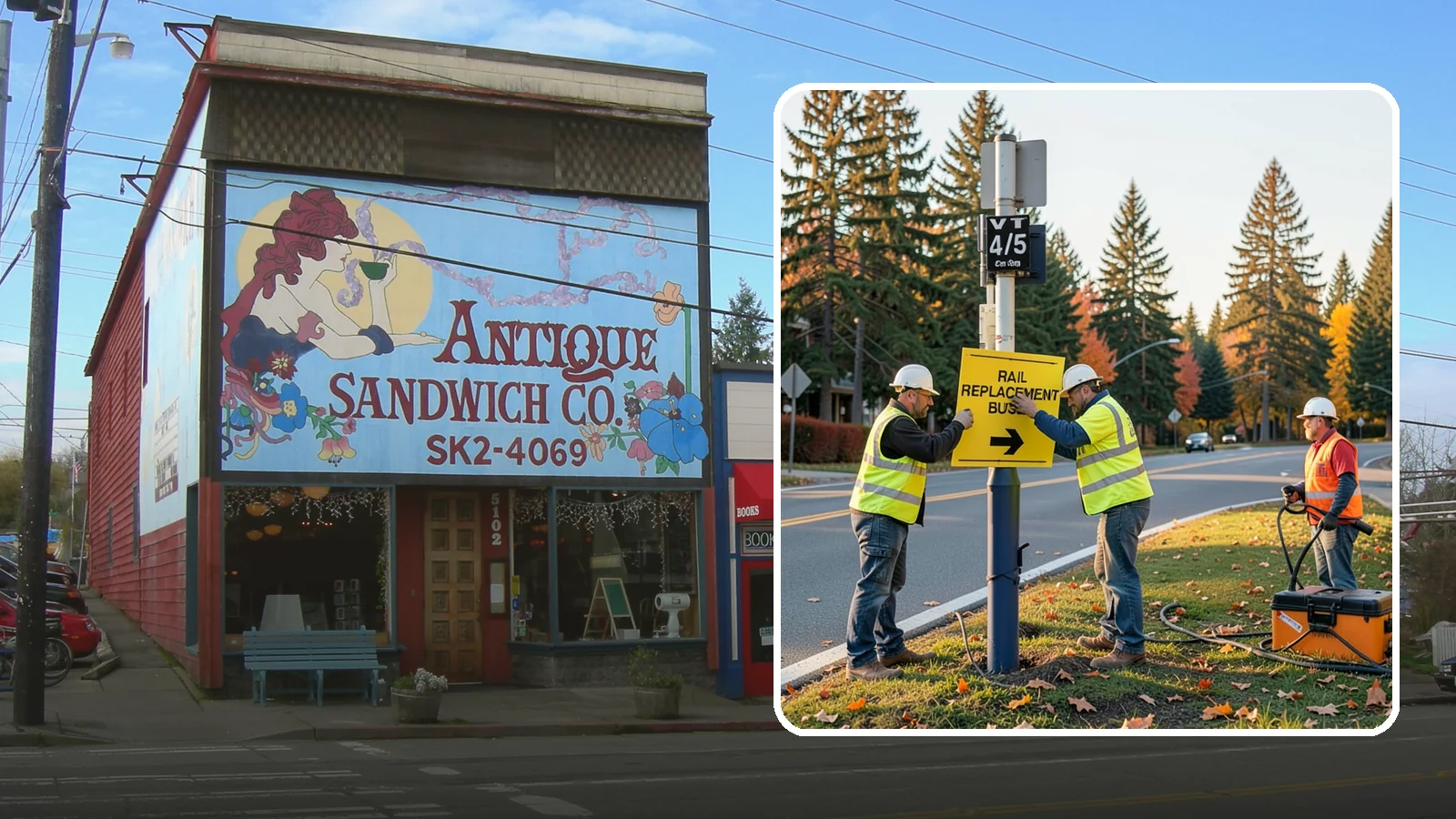 Sign Replacement in Ruston, Pierce County, WA - We replace faded, damaged, or non-compliant signs while reusing sound posts and hardware where practical.