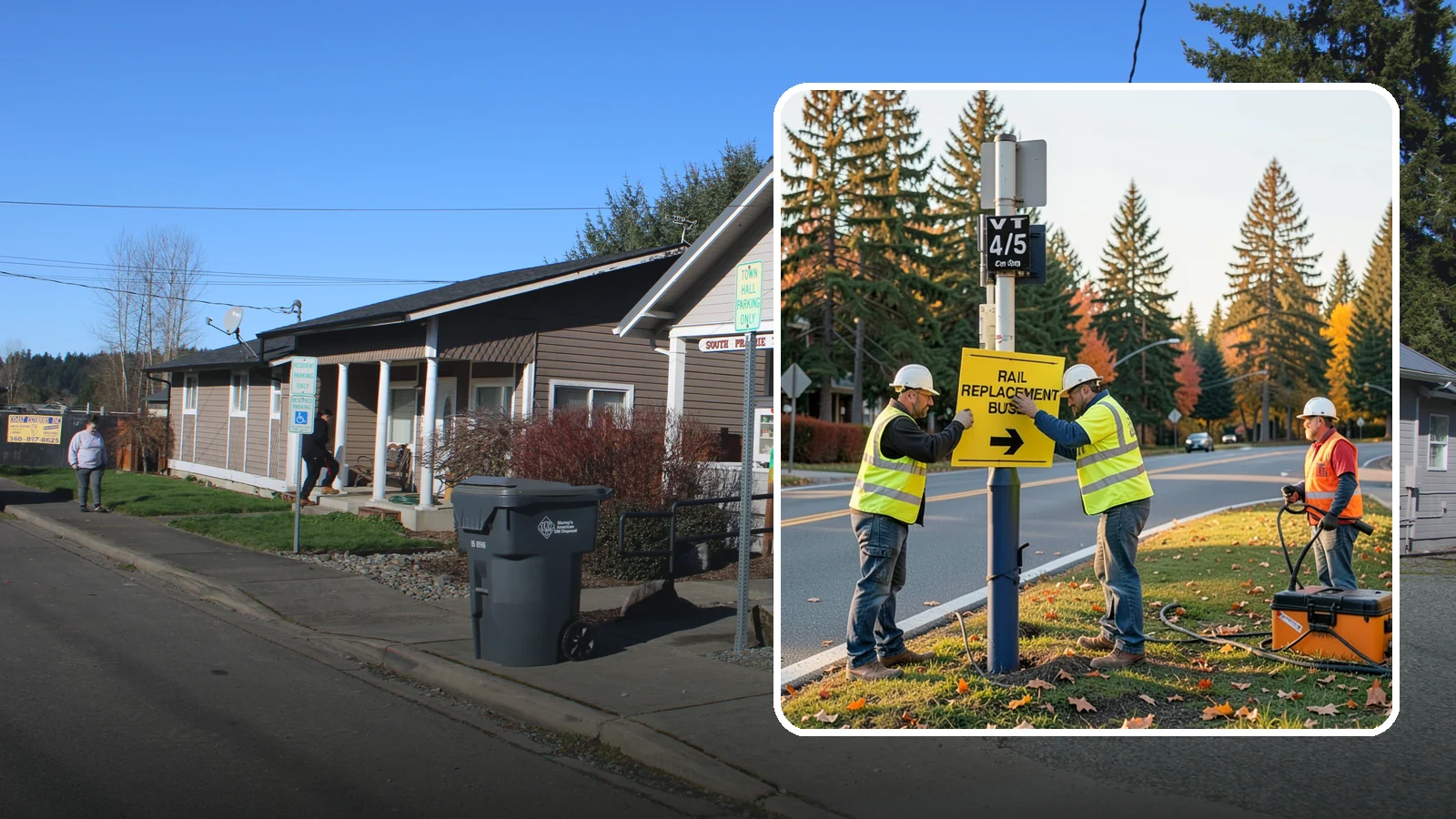 Sign Replacement in South Prairie, Pierce County, WA - We replace faded, damaged, or non-compliant signs while reusing sound posts and hardware where practical.