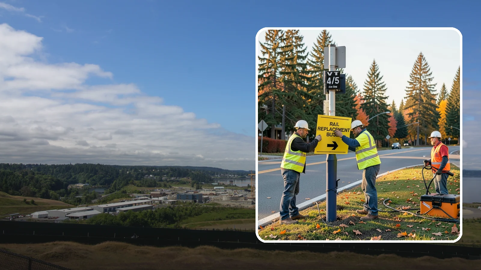 Sign Replacement in University Place, Pierce County, WA - We replace faded, damaged, or non-compliant signs while reusing sound posts and hardware where practical.