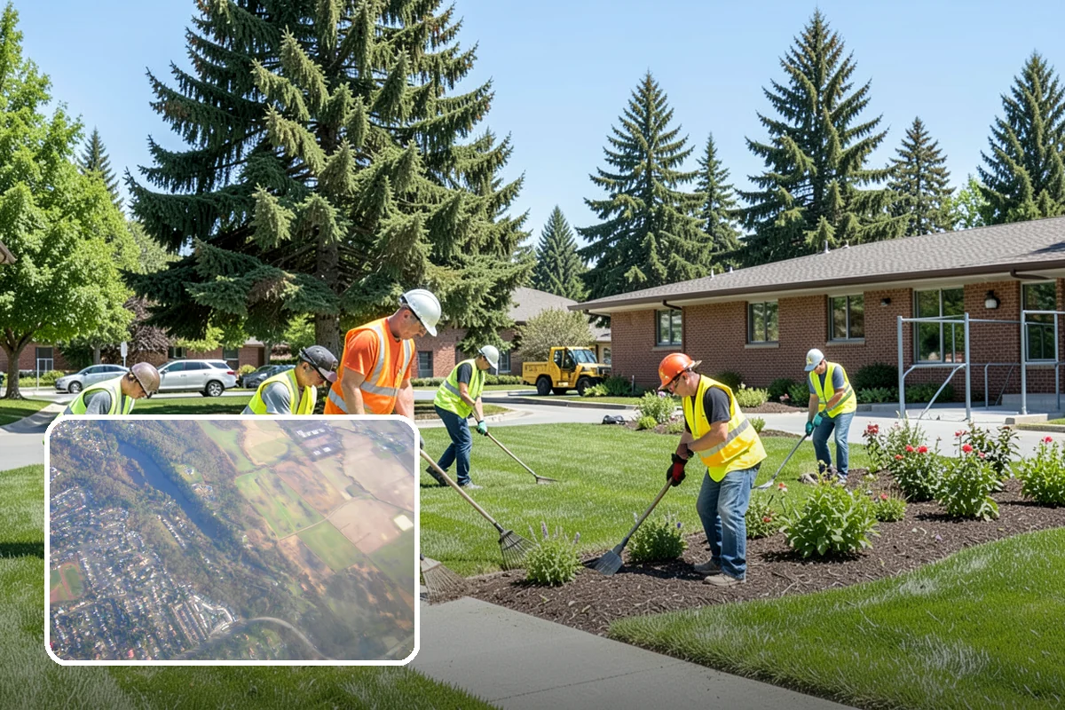 Sign Visibility Clearing in Algona, King County, WA - Restores MUTCD-compliant sign visibility and legibility distance