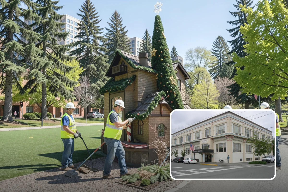 Sign Visibility Clearing in Anacortes, Skagit County, WA - Restores MUTCD-compliant sign visibility and legibility distance