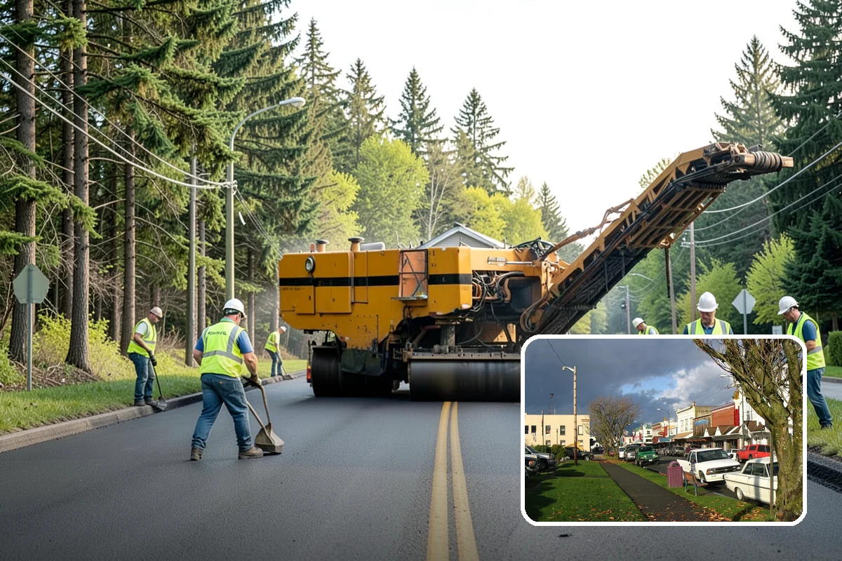 Sign Visibility Clearing in Arlington, Snohomish County, WA - Restores MUTCD-compliant sign visibility and legibility distance