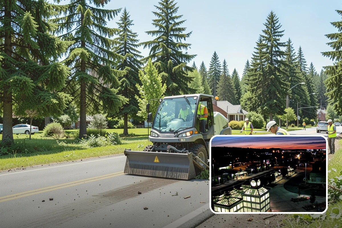 Sign Visibility Clearing in Auburn, King County, WA - Restores MUTCD-compliant sign visibility and legibility distance
