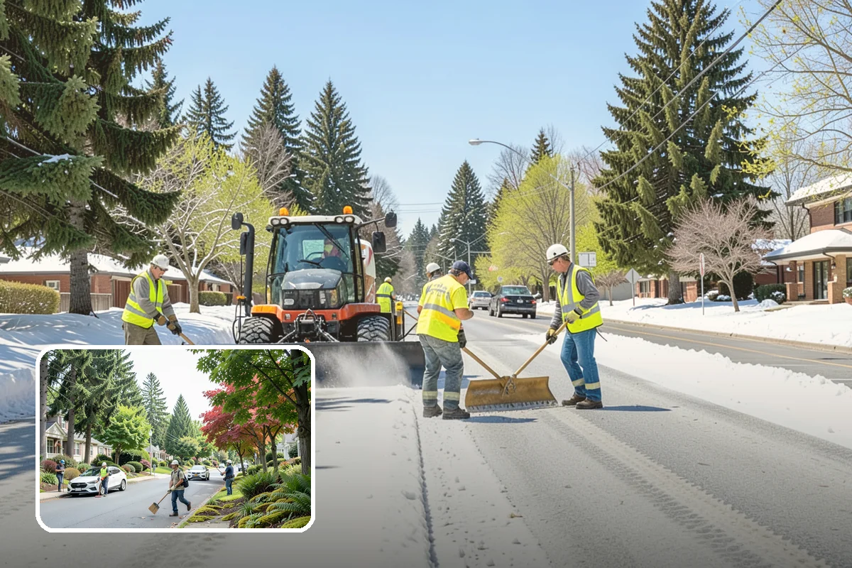 Sign Visibility Clearing in Beaux Arts Village, King County, WA - Restores MUTCD-compliant sign visibility and legibility distance
