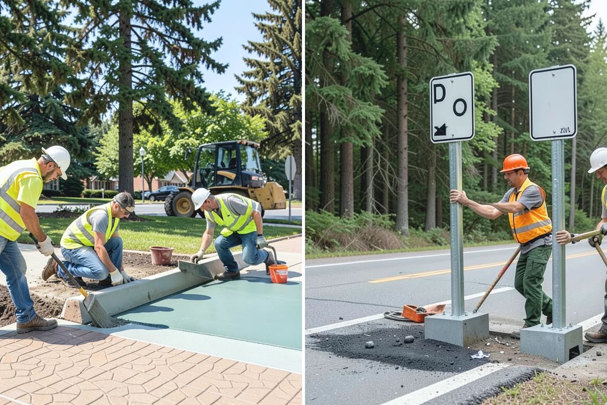 Sign Visibility Clearing in Beaux Arts Village, King County, WA - Inventory sign locations and assess vegetative obstruction of each face and approach
