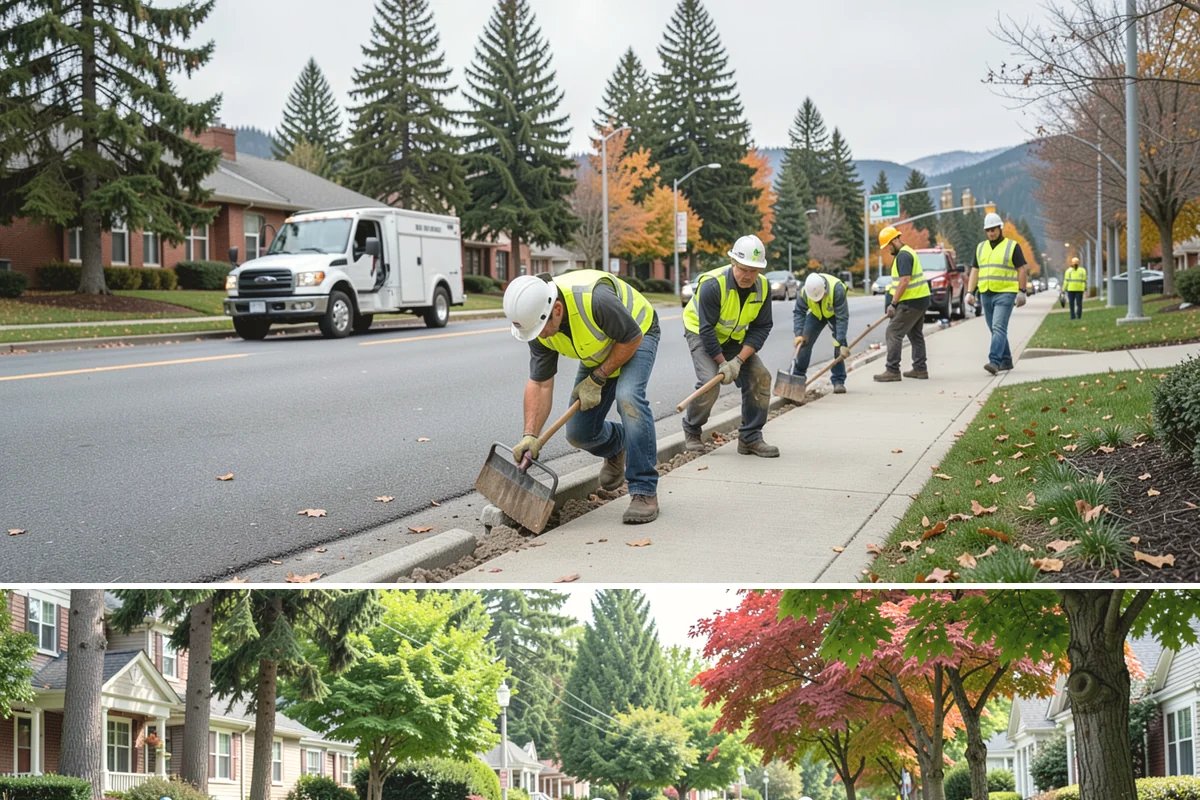 Sign Visibility Clearing in Beaux Arts Village, King County, WA - Sign clearing is most needed from May through September when foliage is full, with a valuable pre-winter pass to remove growth...