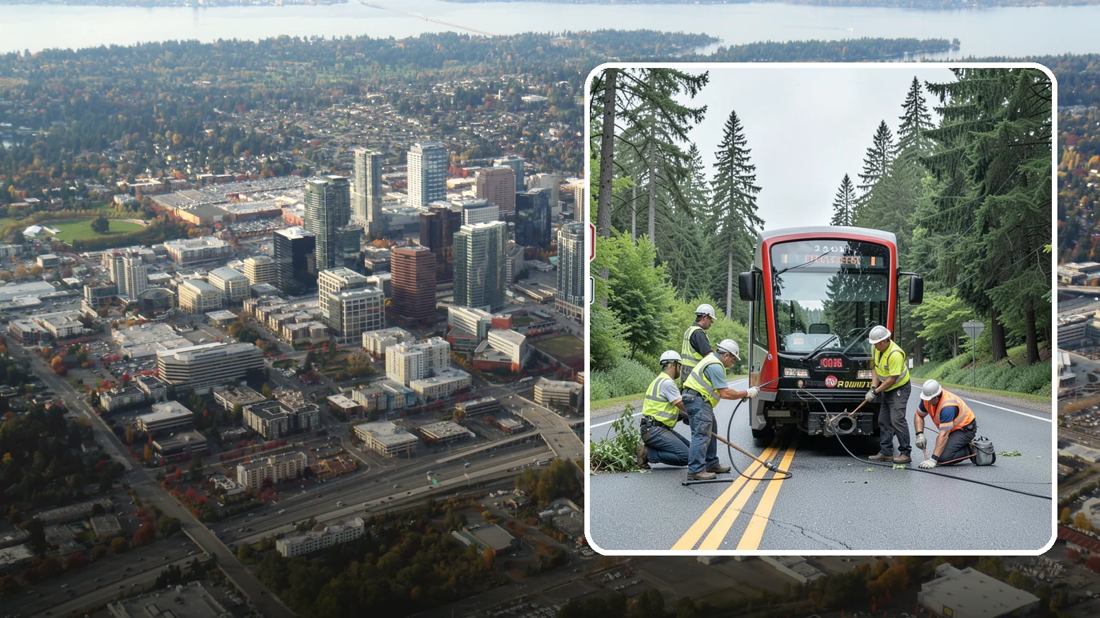 Sign Visibility Clearing in Bellevue, King County, WA - Selective clearing that restores unobstructed sight lines to regulatory and warning signs for driver safety and liability...