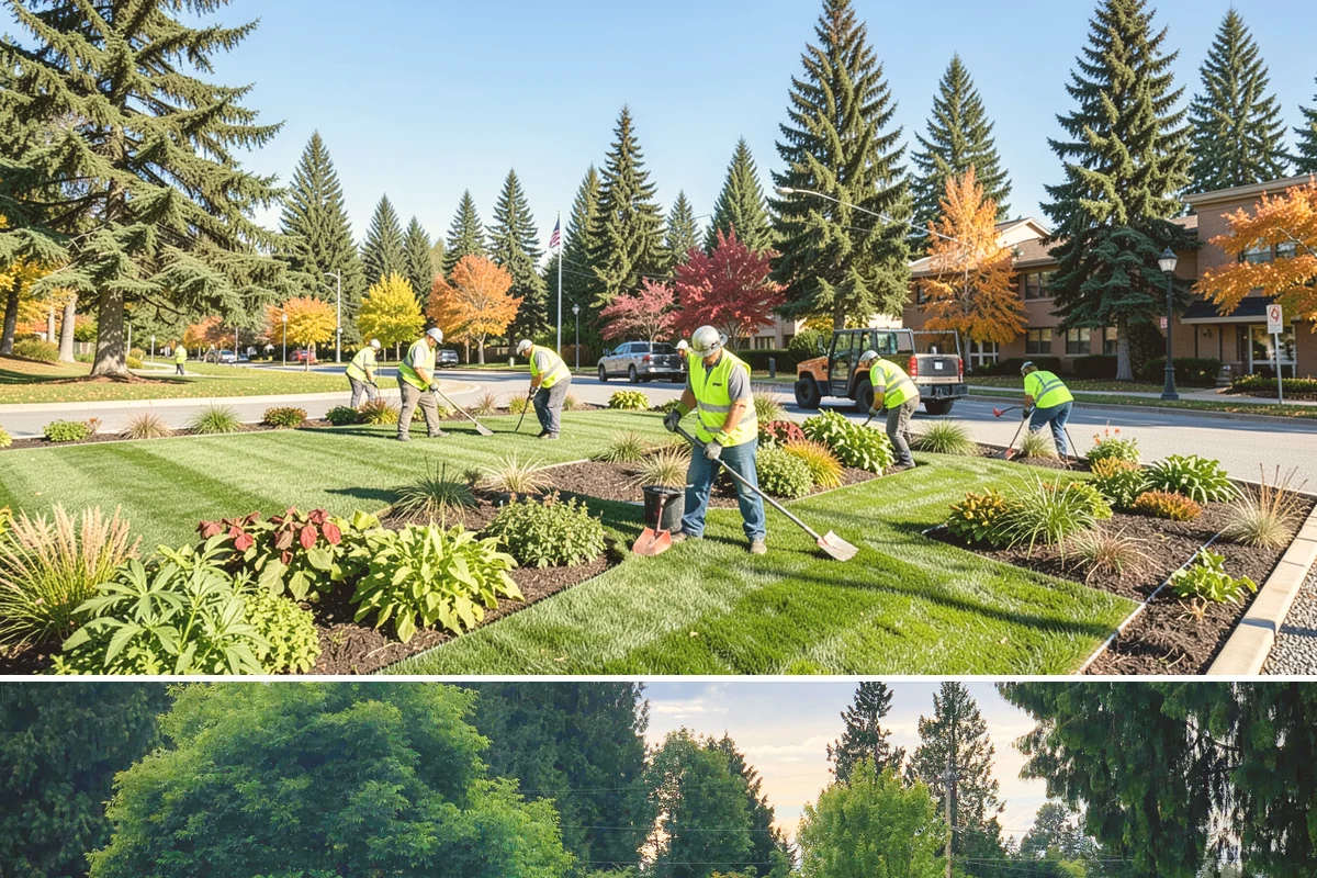 Sign Visibility Clearing in Bonney Lake, Pierce County, WA - Sign clearing is most needed from May through September when foliage is full, with a valuable pre-winter pass to remove growth...