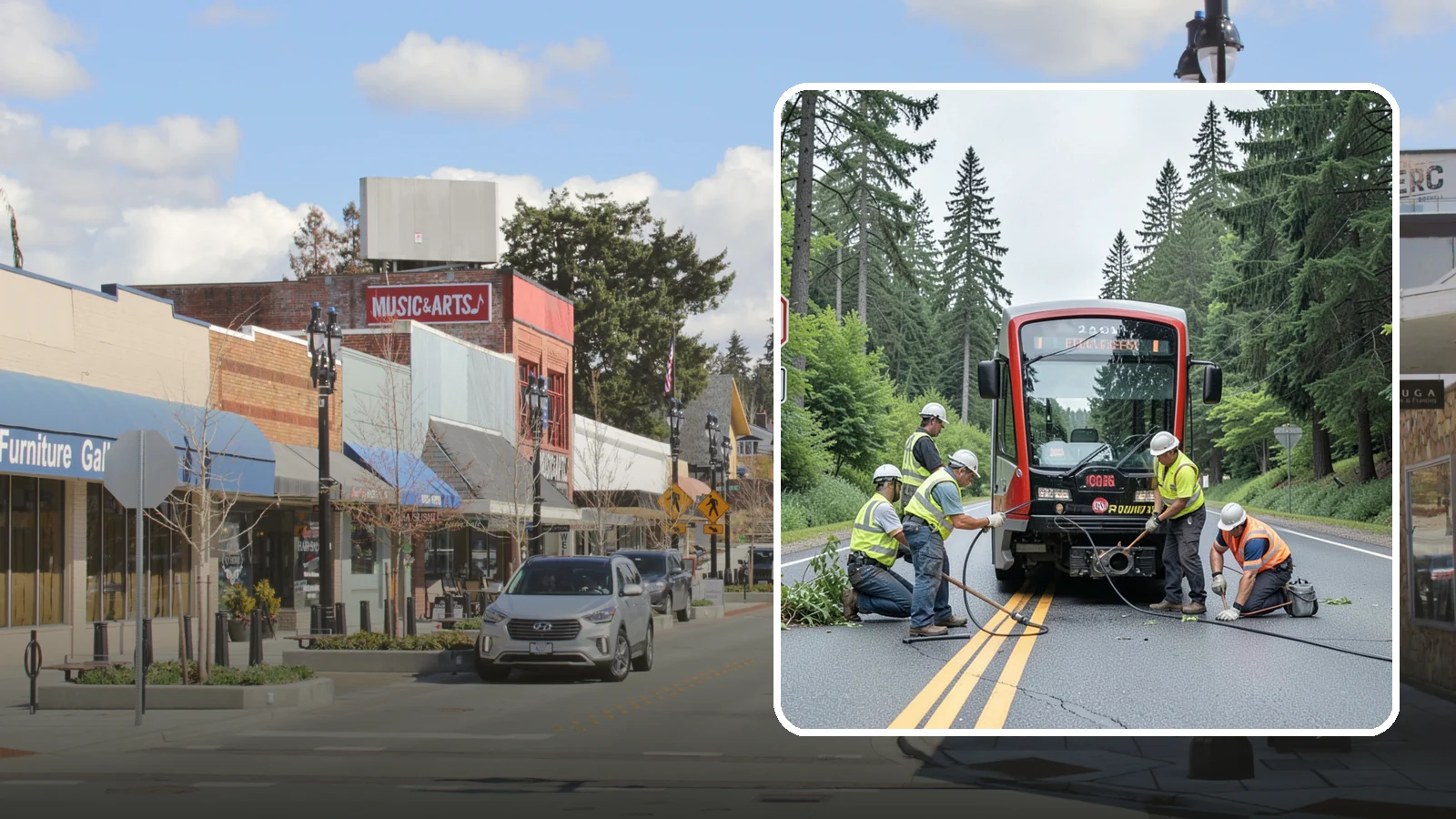 Sign Visibility Clearing in Bothell, King County, WA - Selective clearing that restores unobstructed sight lines to regulatory and warning signs for driver safety and liability...