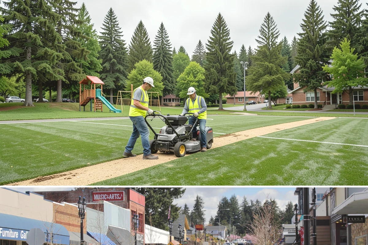 Sign Visibility Clearing in Bothell, King County, WA - Sign clearing is most needed from May through September when foliage is full, with a valuable pre-winter pass to remove growth...