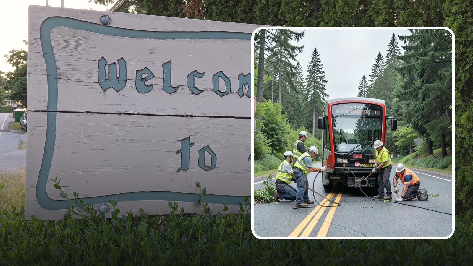 Sign Visibility Clearing in Brier, Snohomish County, WA - Selective clearing that restores unobstructed sight lines to regulatory and warning signs for driver safety and liability...