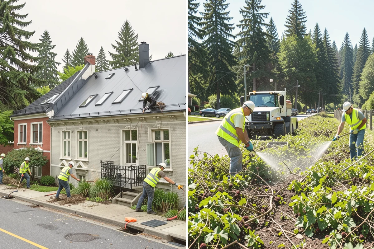 Sign Visibility Clearing in Brier, Snohomish County, WA - Inventory sign locations and assess vegetative obstruction of each face and approach