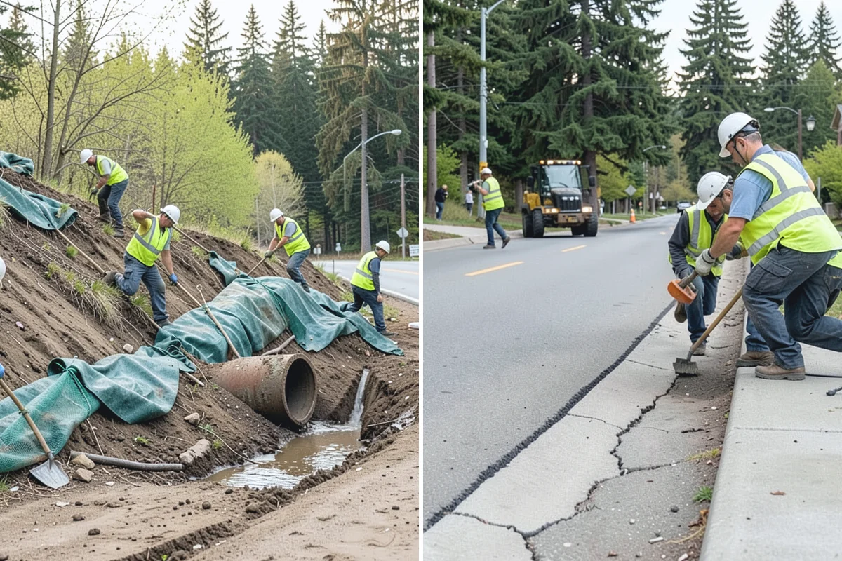 Sign Visibility Clearing in Buckley, Pierce County, WA - Inventory sign locations and assess vegetative obstruction of each face and approach
