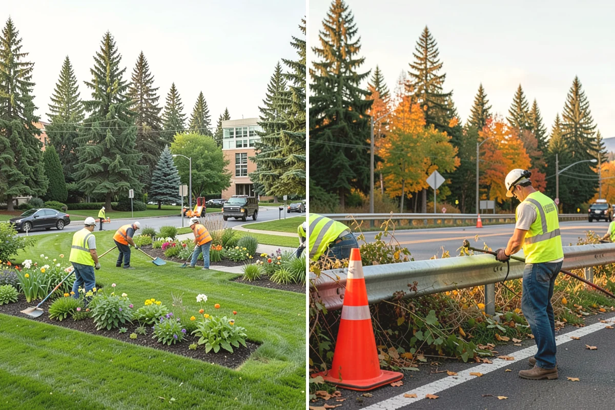 Sign Visibility Clearing in Covington, King County, WA - Inventory sign locations and assess vegetative obstruction of each face and approach