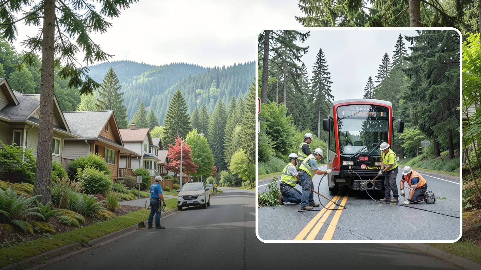 Sign Visibility Clearing in Darrington, Snohomish County, WA - Selective clearing that restores unobstructed sight lines to regulatory and warning signs for driver safety and liability...